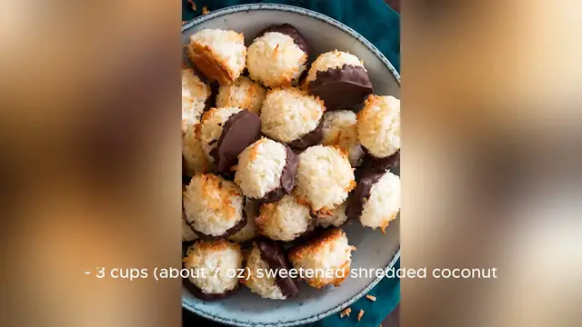 Video thumbnail for macaroons recipe