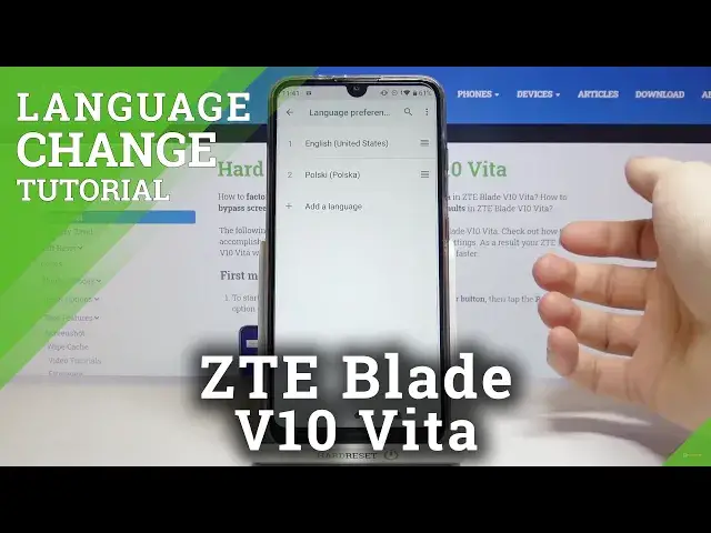 'Video thumbnail for How to Change System Language in ZTE Blade V10 Vita – Find System Language Settings'