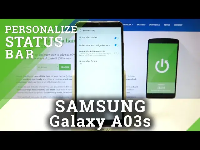 'Video thumbnail for How to Hide Status Bar and Navigation Buttons on Screenshot in SAMSUNG Galaxy A03s'