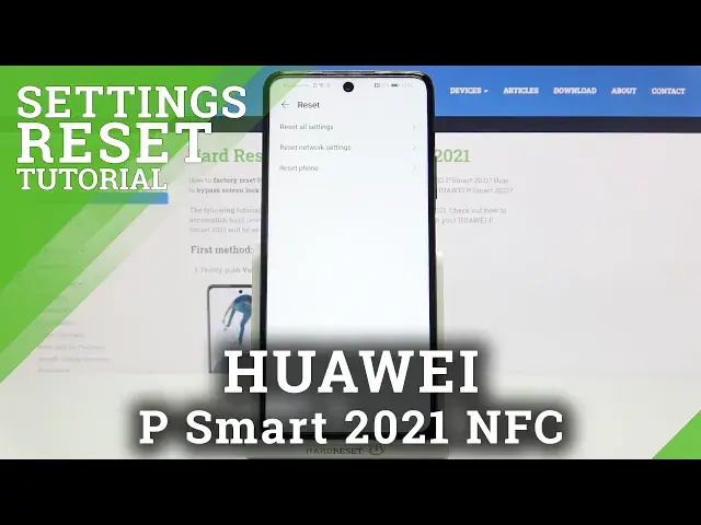 'Video thumbnail for How to Hard Reset HUAWEI P Smart 2021 NFC - Reset All Settings'