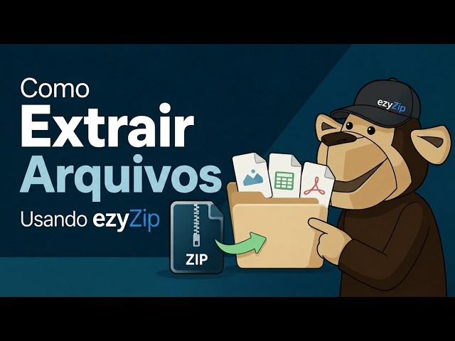 Video thumbnail for 📦 Como Extrair Arquivos com EzyZip Online Grátis | Sem Precisar Instalar Programas