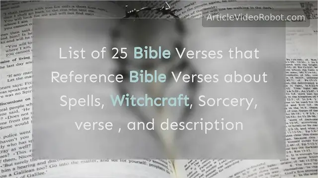 Video thumbnail for Spells: Bible Verses