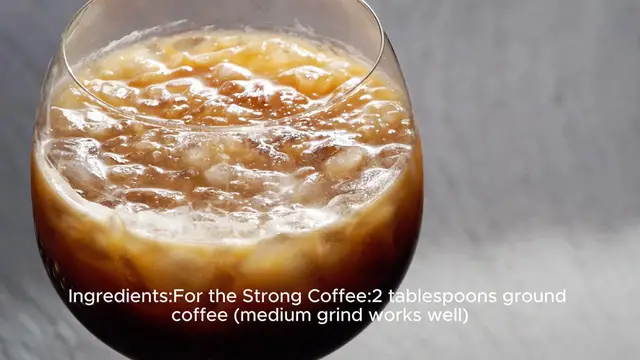 Video thumbnail for Iced coffee recipe