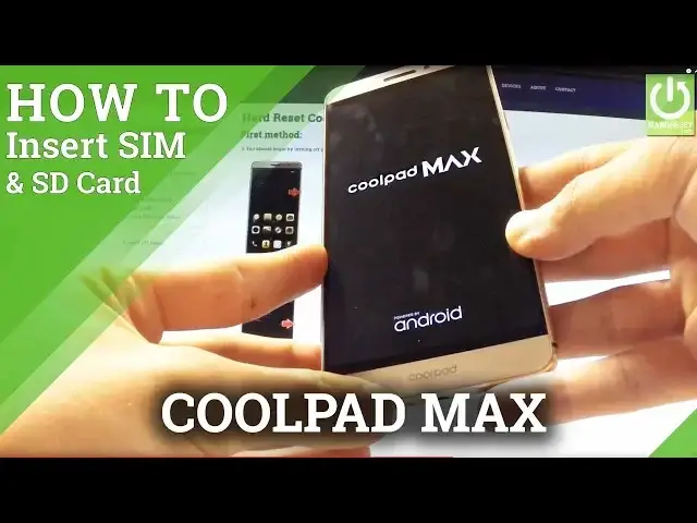 'Video thumbnail for SIM and SD in CoolPAD Max - Inserting SIM & SD CoolPAD'