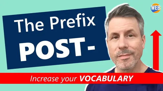 Video thumbnail for The prefix POST- in Natural American English | Meaning and Examples
