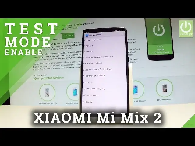 'Video thumbnail for XIAOMI Mi Mix 2 HARDWARE TEST / TEST MODE'