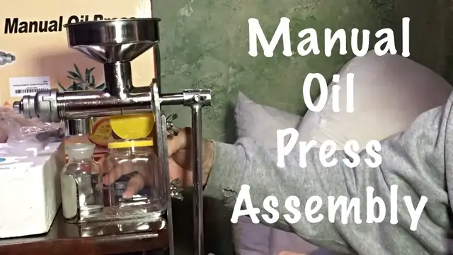 Video thumbnail for Manual Oil Press Assembly