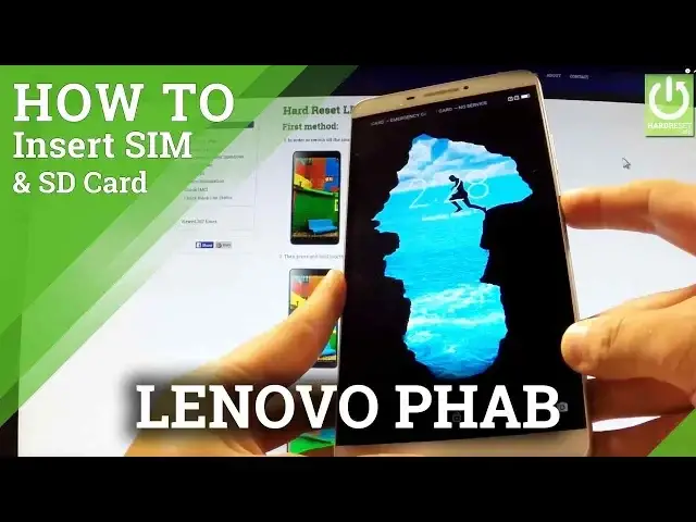 'Video thumbnail for How to Insert SIM in LENOVO Phab - Install SD Card'