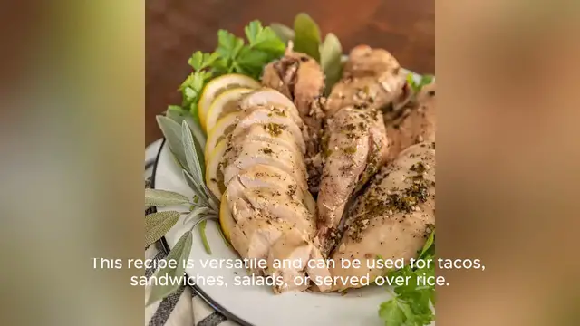 Video thumbnail for slow cooker chicken recipe