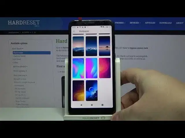 'Video thumbnail for How to Change Wallpaper on ALCATEL 1S – Set Up Wallpaper'