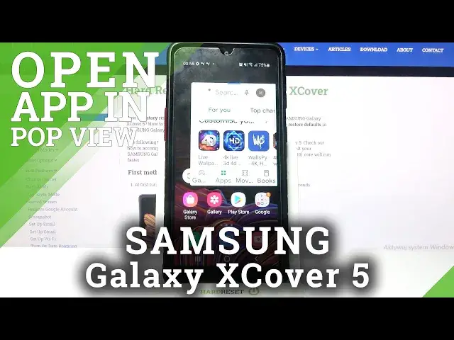 'Video thumbnail for How to Use Apps in Pop Up Window on SAMSUNG Galaxy XCover 5 – Activate Floating Window'