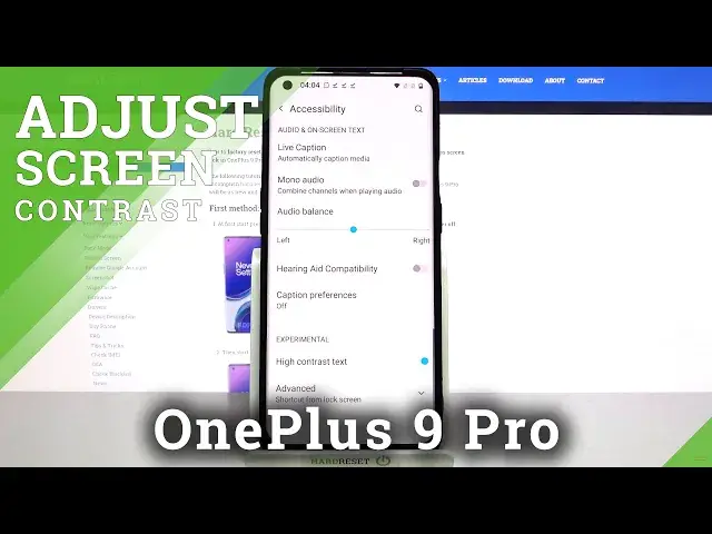 'Video thumbnail for How to Activate High Contrast Text on OnePlus 9 Pro – Enable High Contrast Text'