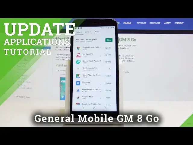 Video thumbnail for How to Update Apps on GENERAL MOBILE GM 8 Go - Update Applications
