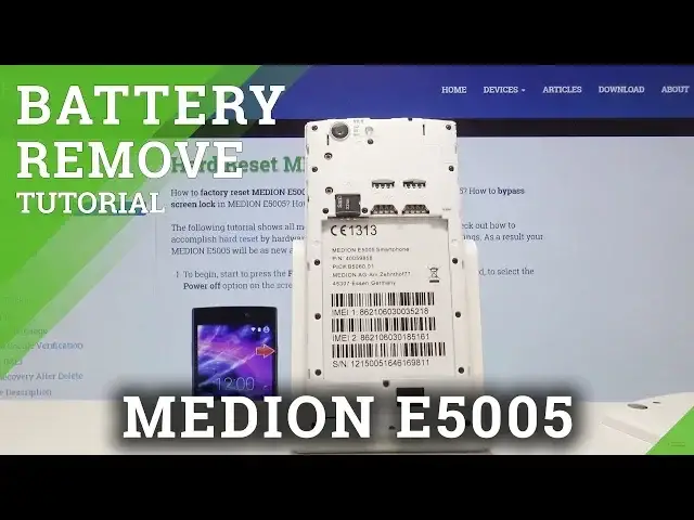 'Video thumbnail for How to Remove Battery from MEDION E5005'