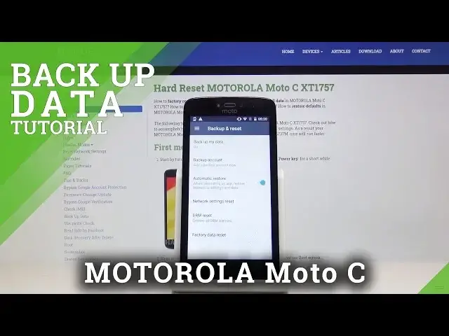 'Video thumbnail for How to Backup Data in MOTOROLA Moto C - Create Google Backup Account'