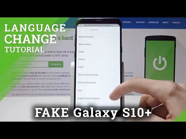 'Video thumbnail for How to Change Language in Samsung Galaxy S10+ Clone - Language Settings'