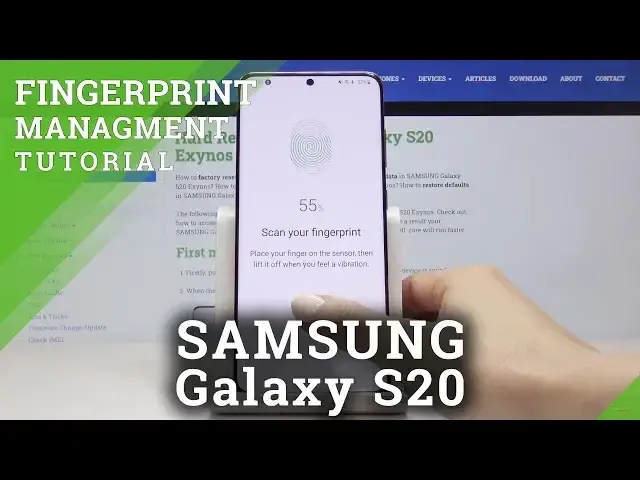 Video thumbnail for How to Add Fingerprint in SAMSUNG Galaxy S20 – Fingerprint Scanner / Lock