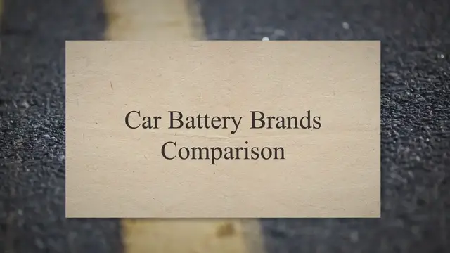 Video thumbnail for Car Battery Brands Comparison