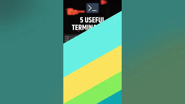 'Video thumbnail for 5 Useful Linux Terminal Tips #shorts'