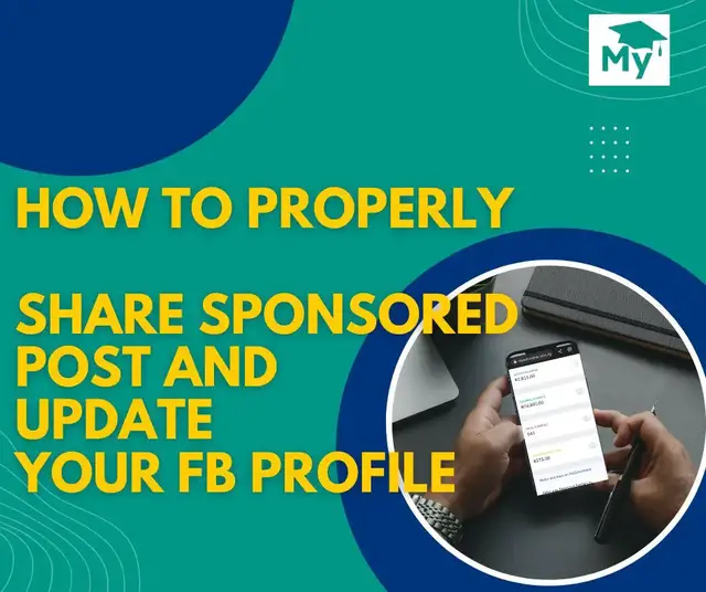 'Video thumbnail for How to properly share sponsored post and update your fb'
