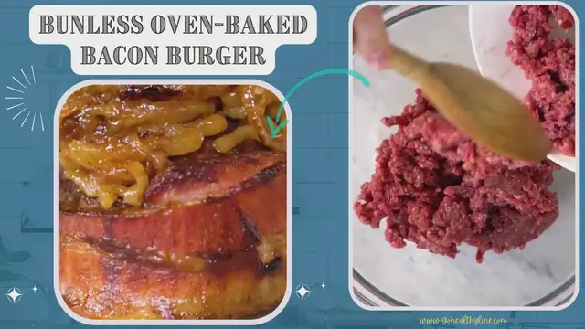Video thumbnail for Bunless Oven-Baked Bacon Burger