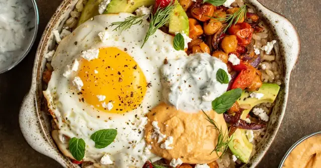 'Video thumbnail for Mediterranean chickpea bowl'