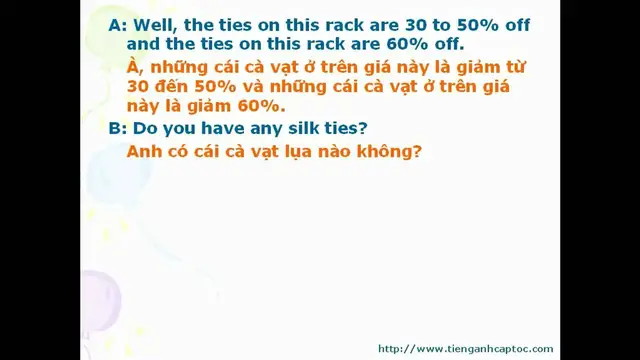 Video thumbnail for English For Sellers - Unit 02 - Dialogue 03