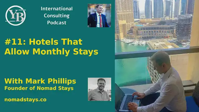 Video thumbnail for Hotels That Allow Monthly Stays with Mark Phillips - Founder of Nomad Stays