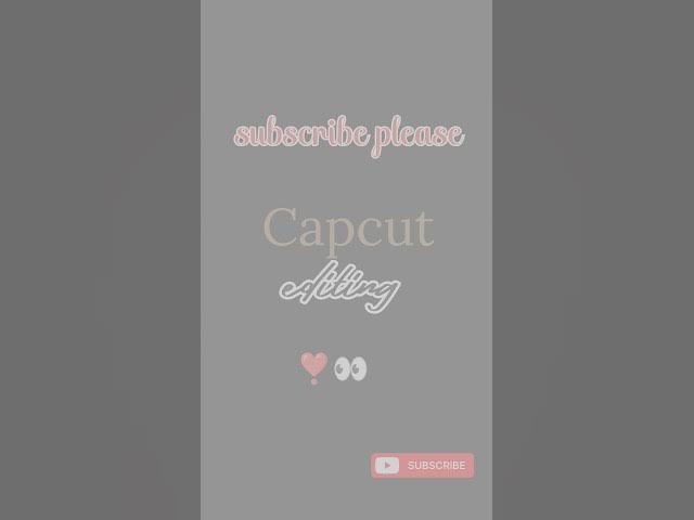 Video thumbnail for Capcut editing #song #music #viral #capcut #love