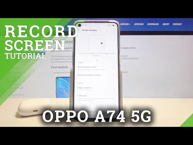 'Video thumbnail for How to Change Sound Settings in Screen Recorder in OPPO A74 5G – Set Up Screen Recorder'
