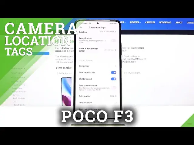 Video thumbnail for How to Enable Camera Location Tags in XIAOMI POCO F3 – Photo Location Tag