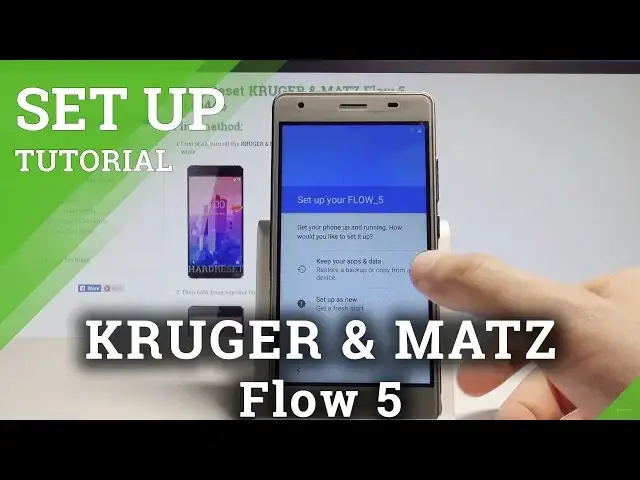 'Video thumbnail for How to Set Up KRUGER & MATZ Flow 5 - Initialization Setup Process |HardReset.Info'
