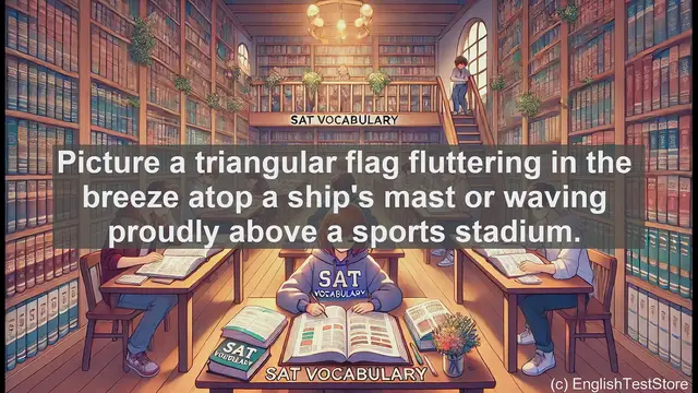 Video thumbnail for 5000 Must Know SAT Vocabulary - SAT Vocabulary: Understanding the Word 'Pennant'