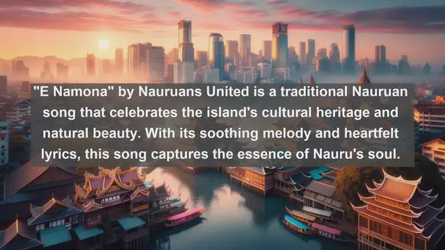 Video thumbnail for Nauruan Serenade: Top 10 Beautiful Songs from the Pacific Jewel