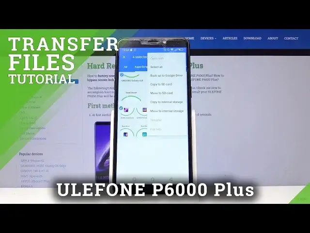 Video thumbnail for How to Transfer Data Files on ULEFONE P6000 Plus - Move Data