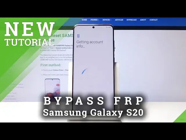 Video thumbnail for How to Bypass Google Verification in Samsung Galaxy S20 – Unlock FRP