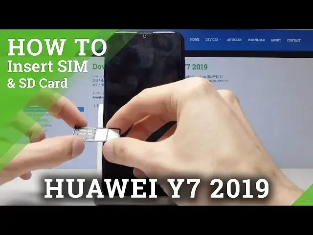 Video thumbnail for HUAWEI Y7 2019 HOW TO INSERT SIM and SD CARD