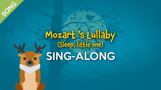 Video thumbnail for Mozart's Lullaby (Sleep little one) [SONG] | Nursery Rhymes Sing-Along
