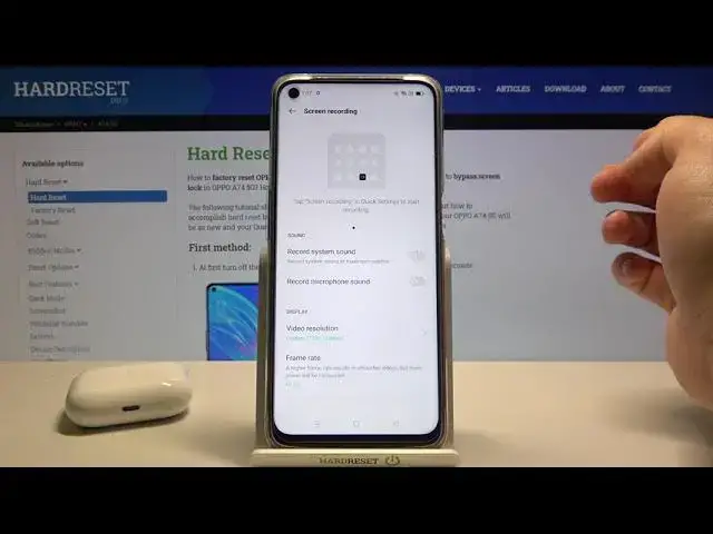 'Video thumbnail for How to Switch On Front Camera in Screen Recorder in OPPO A74 5G – Front Camera in Screen Recorder'