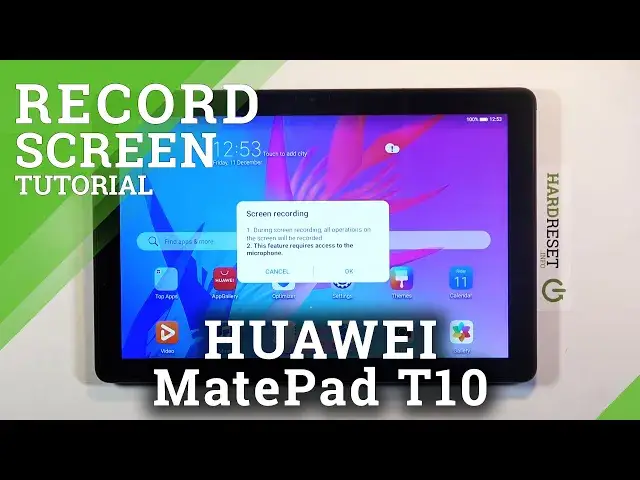 Video thumbnail for How to Record Screen in HUAWEI MatePad T10 – Find Screen Recording Option