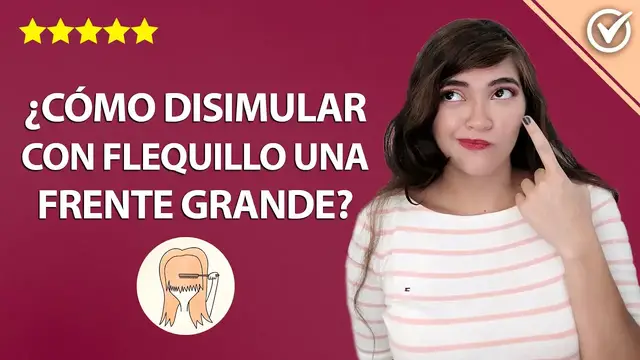 Video thumbnail for Cómo disimular mi frente grande con flequillo, peinado o maquillaje 👩