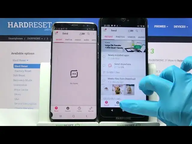 Video thumbnail for Transfer Files From Samsung Device To FairPhone 3 (Send Anywhere App)