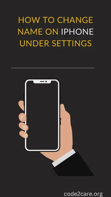 Video thumbnail for How to Change Name on iPhone under Settings