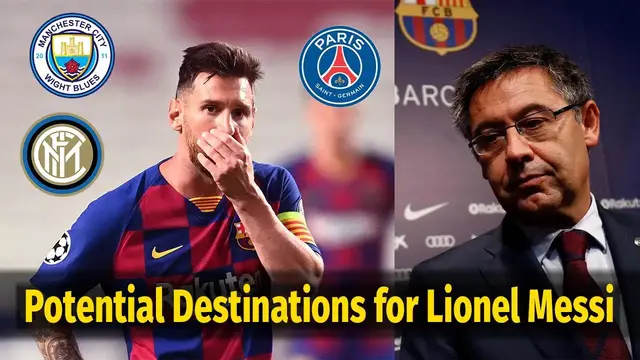 'Video thumbnail for Potential Destinations for Lionel Messi | MESSI Wants to Leave Barcelona'