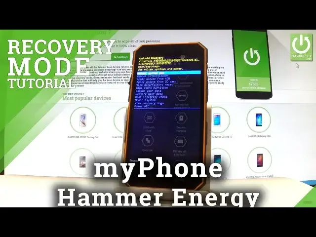 'Video thumbnail for Recovery Mode myPhone Hammer Energy - Enter / Quit Recovery'