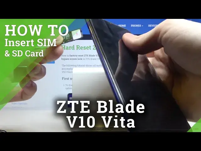 'Video thumbnail for How to Insert SIM & SD in ZTE Blade V10 Vita – Use SIM Card & Memory Card'