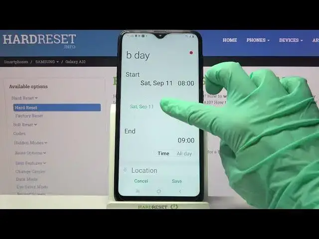 Video thumbnail for How to Add Event to Calendar in SAMSUNG Galaxy A10 – Use Calendar