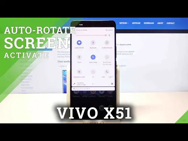 'Video thumbnail for How to Activate Auto-Rotation Screen option – Display Settings on VIVO X51 5G'