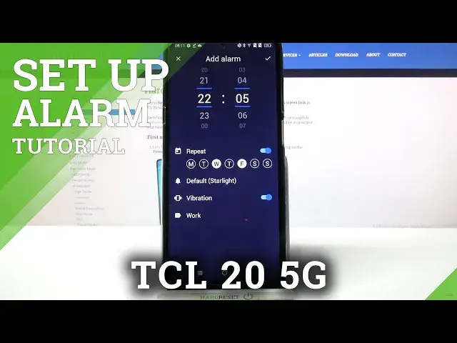 Video thumbnail for How to Set Up Alarm Clock on TCL 20 5G – Alarm Clock Settings