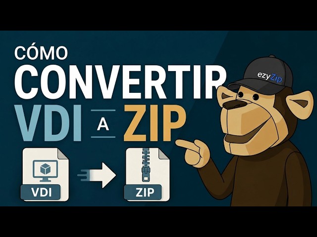 Video thumbnail for 📀 Cómo Convertir VDI a ZIP Gratis en Línea | No Requiere Instalación de Software